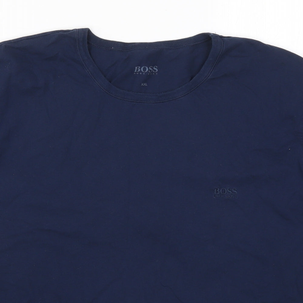 HUGO BOSS Mens Blue    T-Shirt Size 2XL