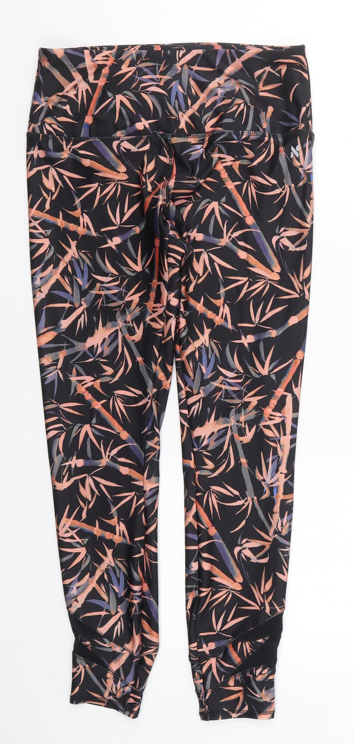 NEXT Womens Pink Floral  Capri Leggings Size 8 L25 in