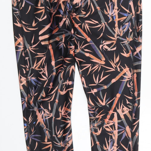 NEXT Womens Pink Floral  Capri Leggings Size 8 L25 in