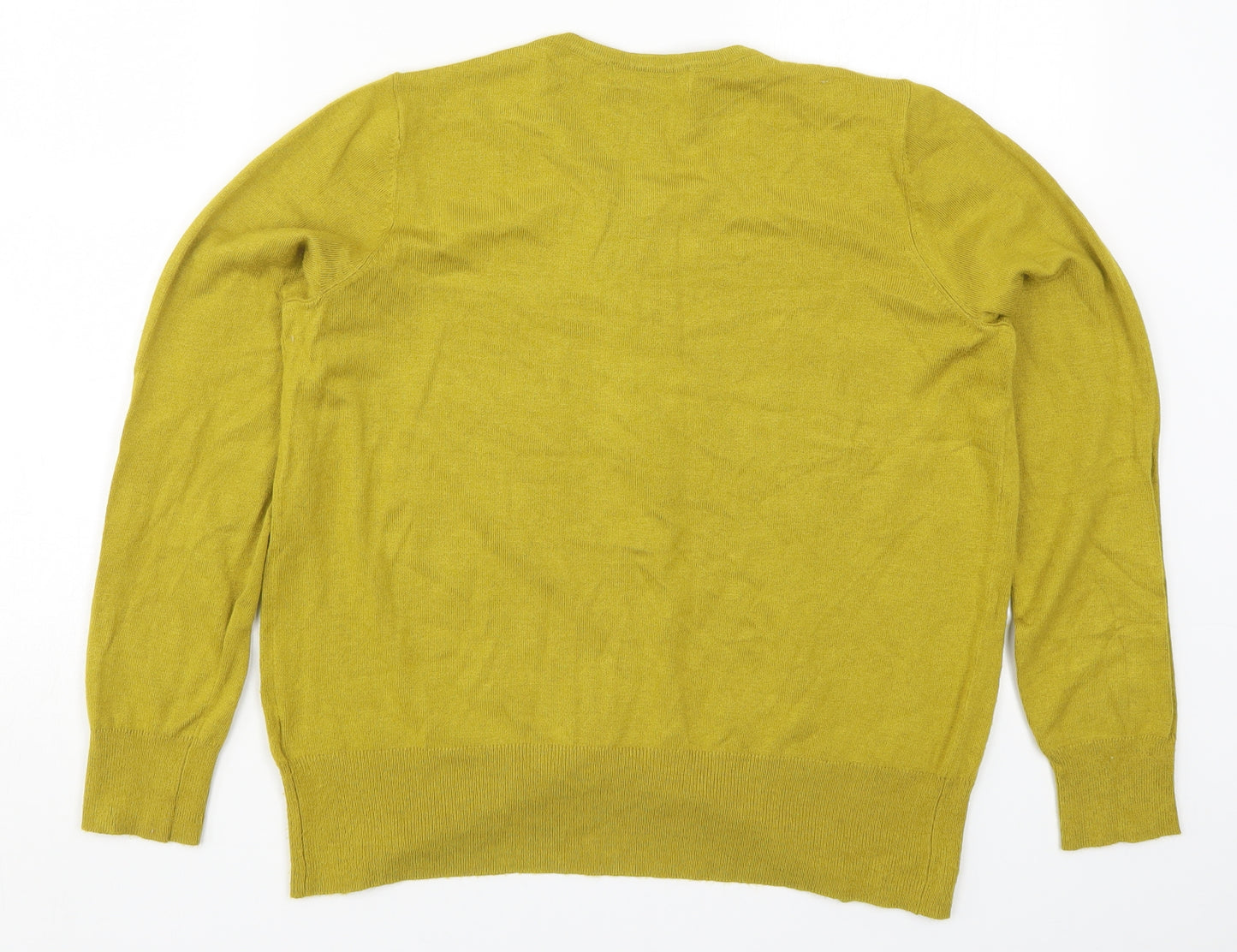 Marks and Spencer Womens Green  Knit Cardigan Jumper Size 14