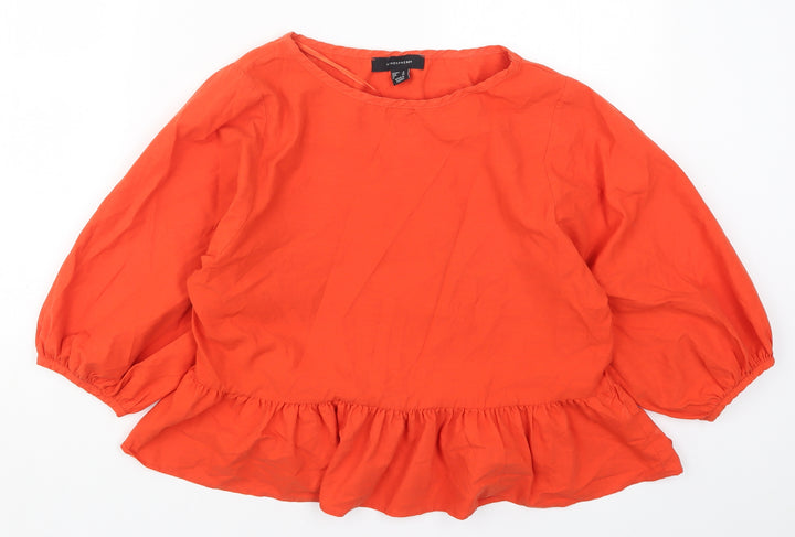 Atmosphere Womens Red Basic T-Shirt Size 8