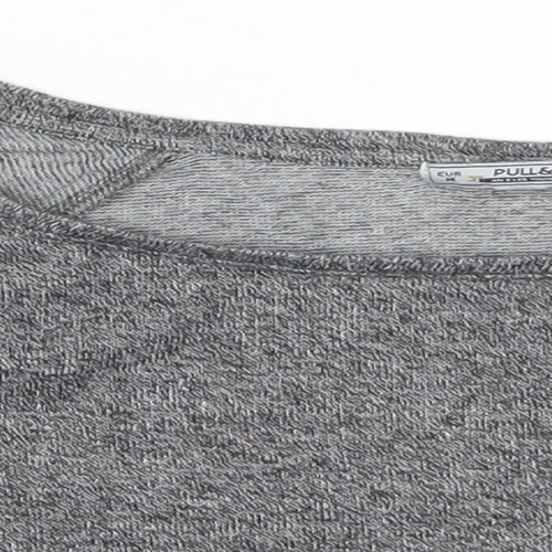 Pull & Bear Womens Grey   Pullover Sweatshirt Size M