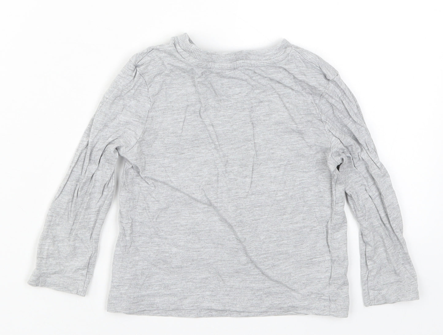 Very Boys Grey   Basic T-Shirt Size 18-24 Months  - Lil Bro