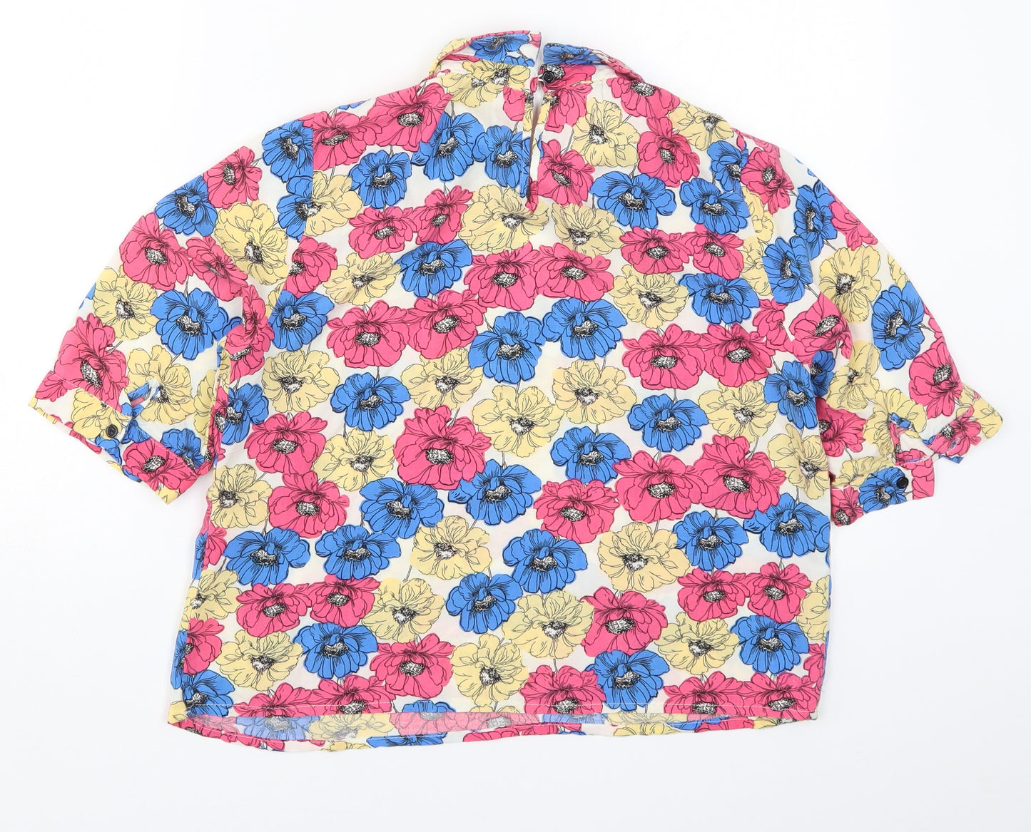 Atmosphere Womens Multicoloured Floral  Basic T-Shirt Size 14