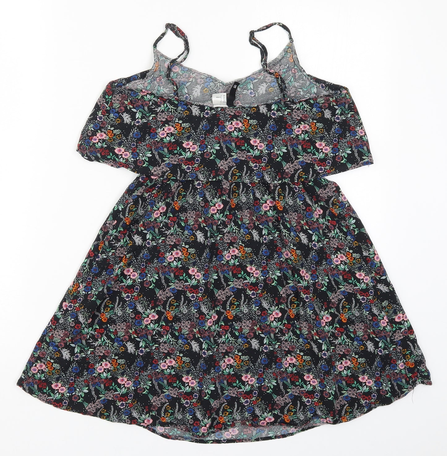 H&M Womens Multicoloured Floral  Mini  Size 10