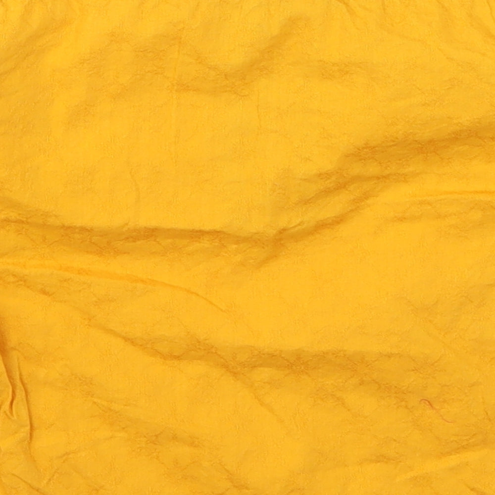 Minnie Minors Boys Orange   Basic Dress Shirt Size 9-12 Months