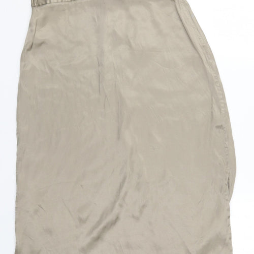 Marks and Spencer Womens Beige   Straight & Pencil Skirt Size 12