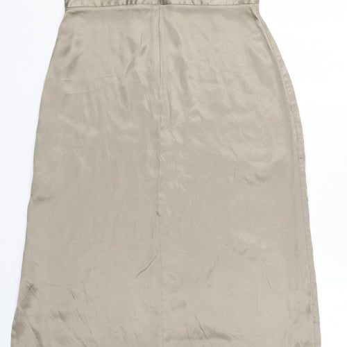 Marks and Spencer Womens Beige   Straight & Pencil Skirt Size 12