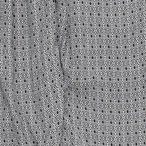 Primark Womens Grey Geometric  Trousers  Size 14 L27 in - Loungewear