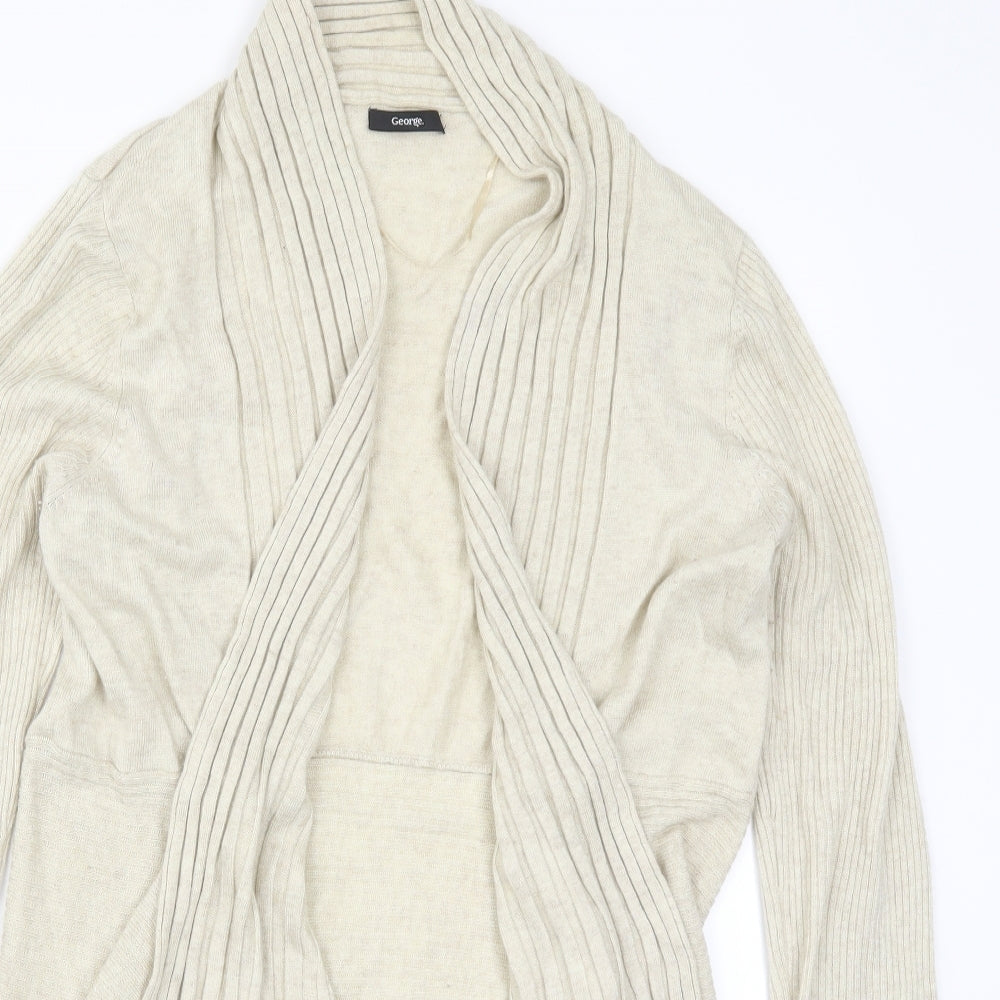 George Womens Beige  Knit Cardigan Jumper Size 22