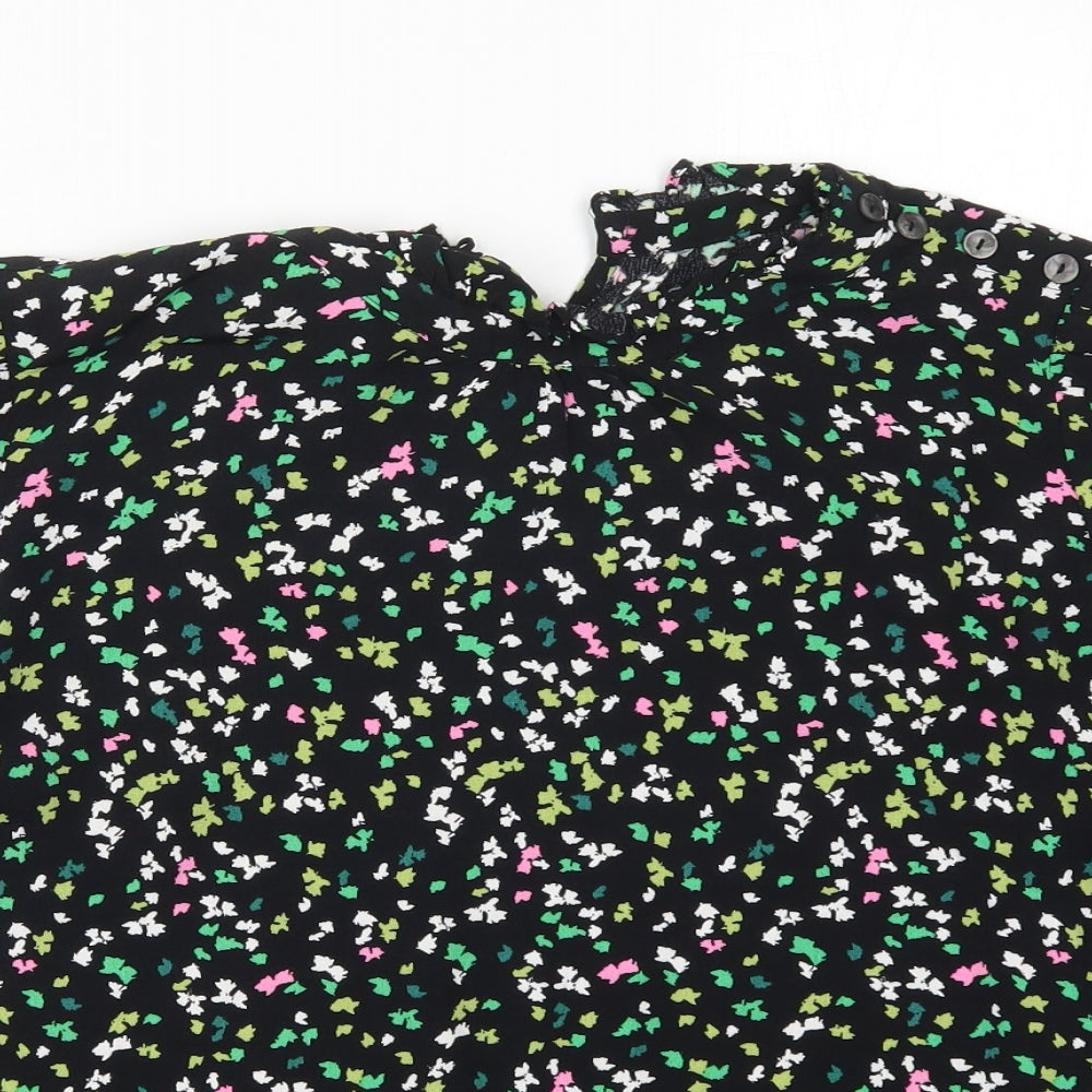 Marks and Spencer Womens Multicoloured Geometric  Basic Blouse Size 16