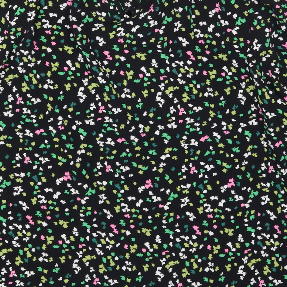 Marks and Spencer Womens Multicoloured Geometric  Basic Blouse Size 16