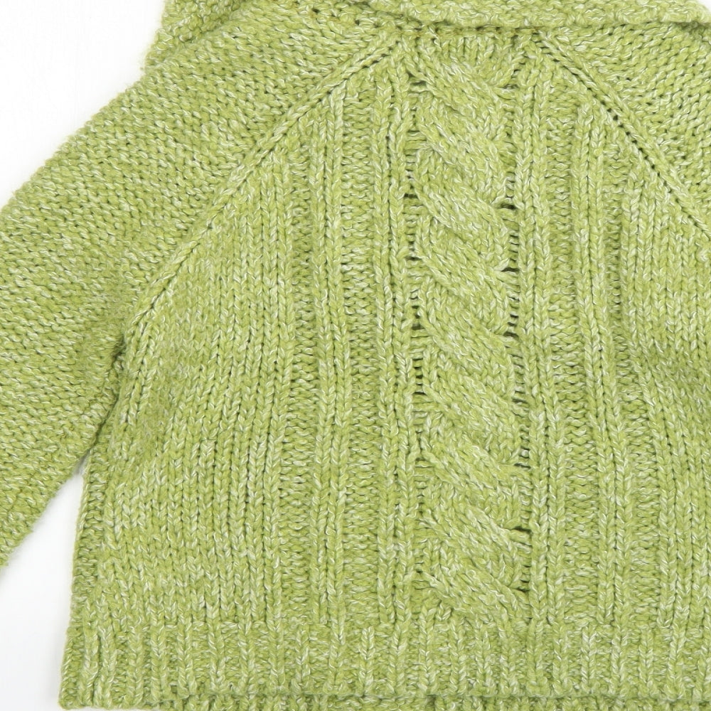 Per Una Womens Green   Cardigan Jumper Size M