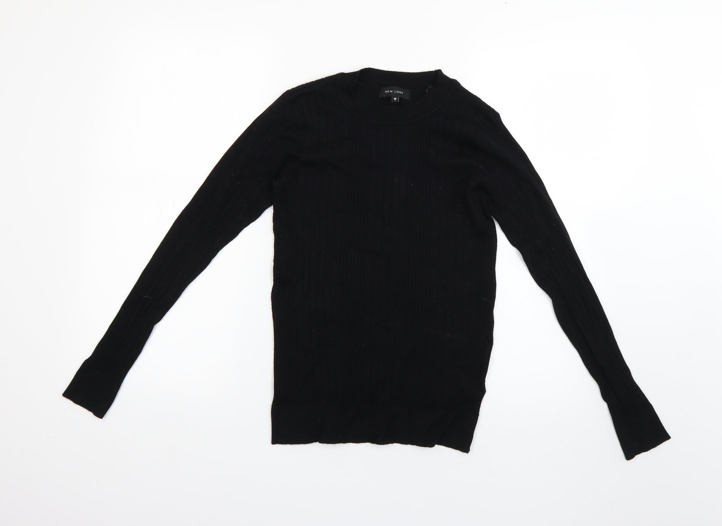 New Look Womens Black   Pullover Jumper Size 12