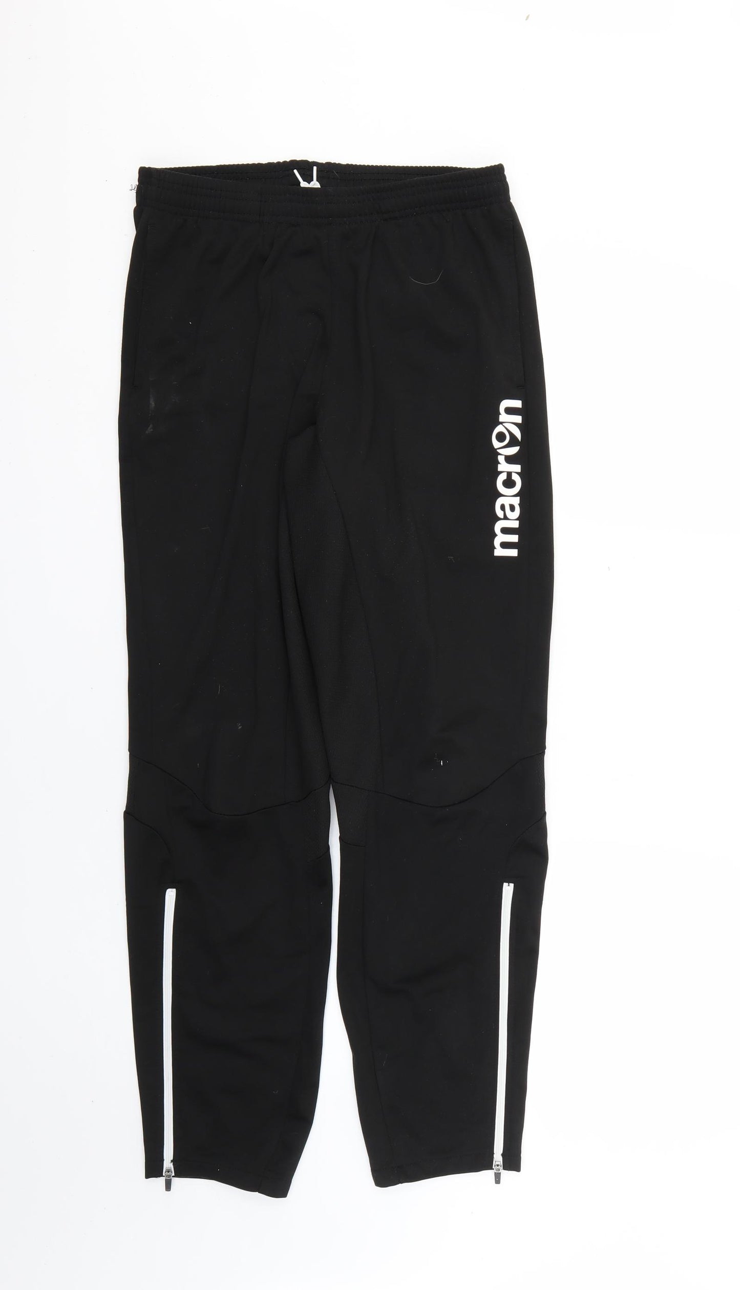 Macron Mens Black   Jogger Trousers Size M L25 in