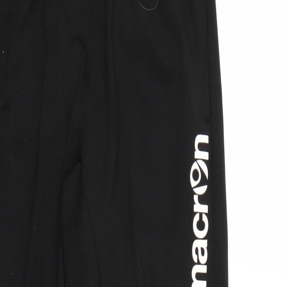 Macron Mens Black   Jogger Trousers Size M L25 in