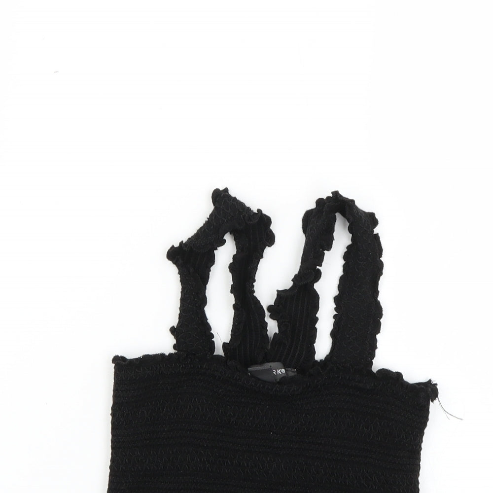 Primark Womens Black   Basic Tank Size 6