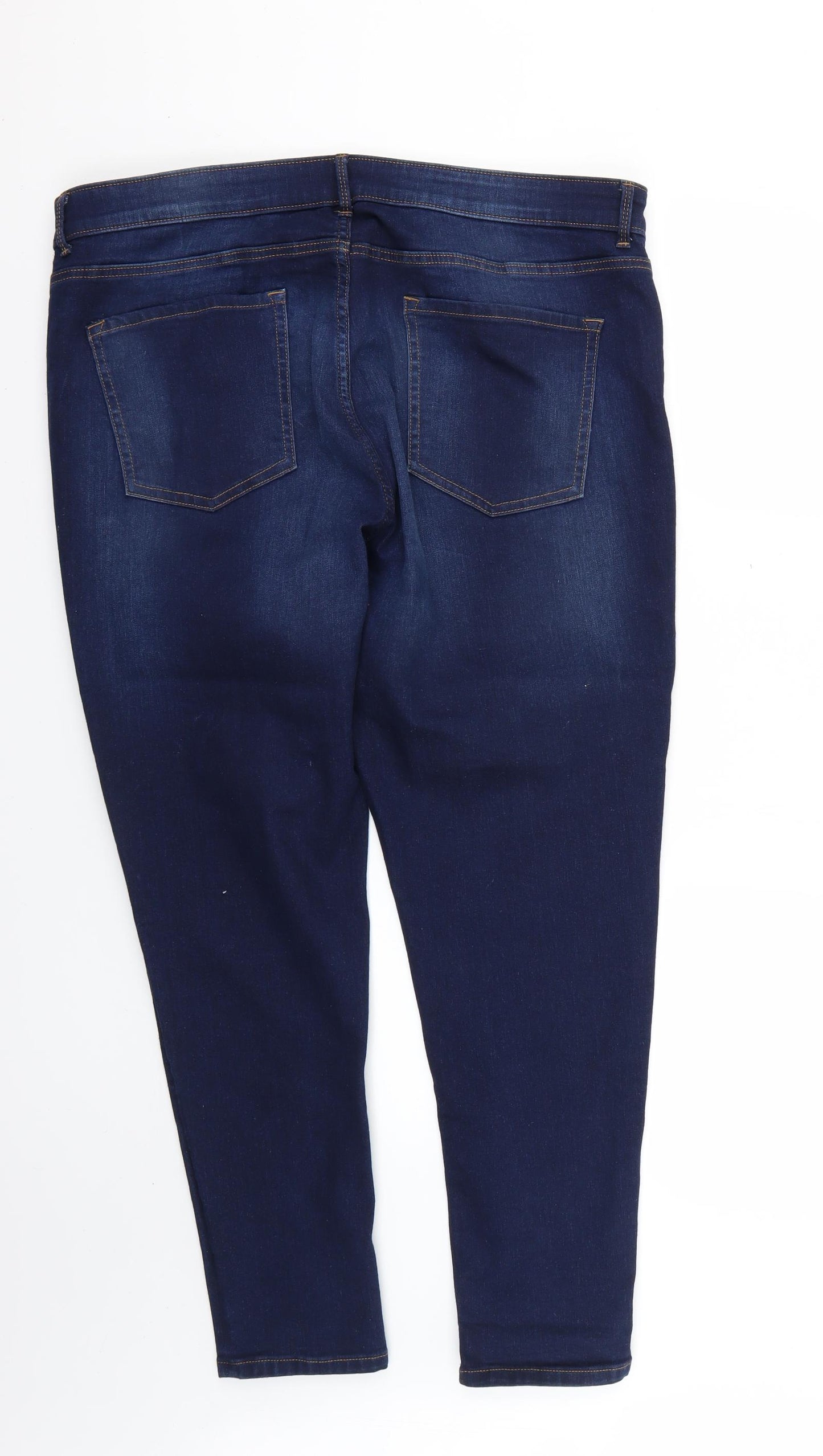 Marks and Spencer Womens Blue   Skinny Jeans Size 20 L27 in