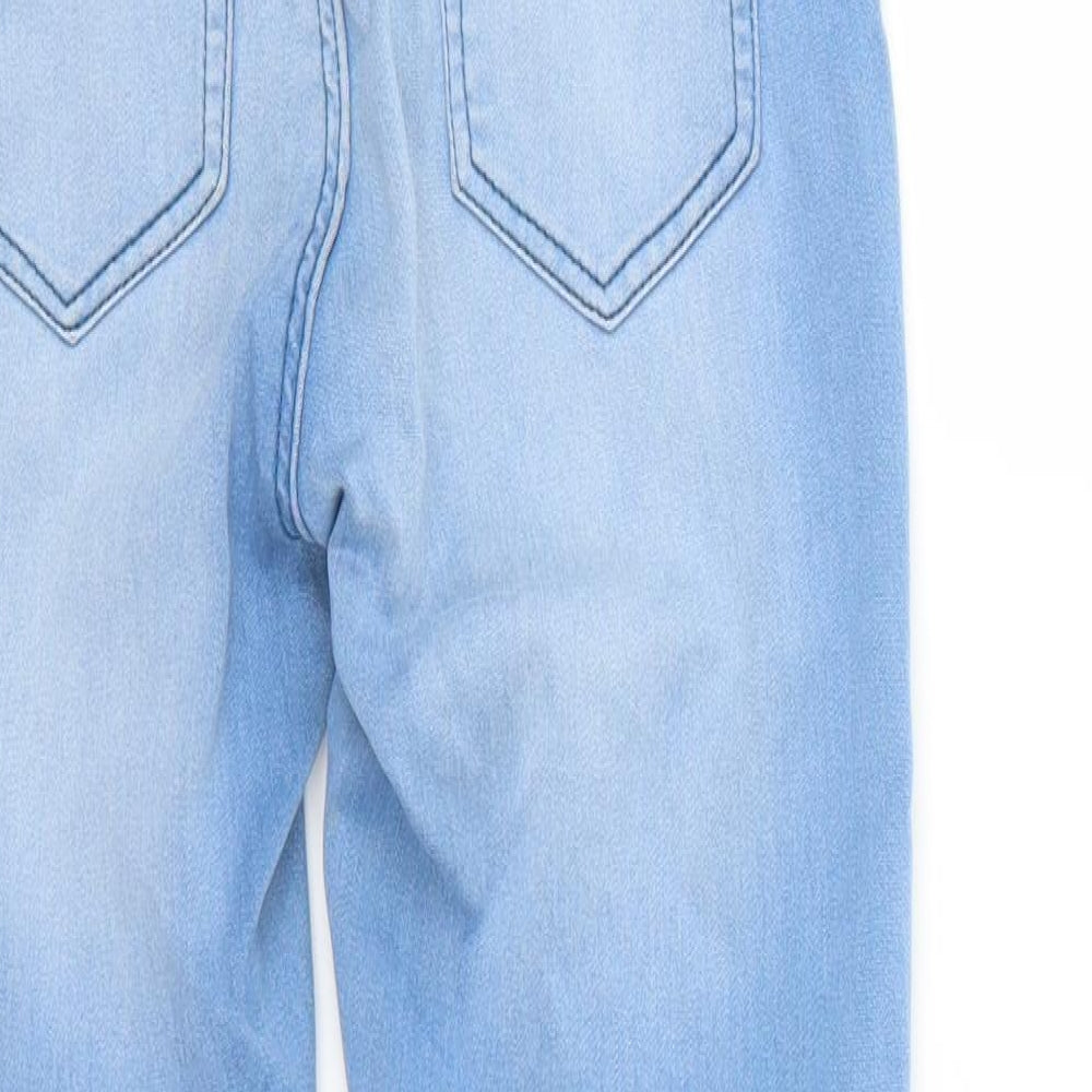 Denim & Co. Womens Blue   Skinny Jeans Size 6 L27 in