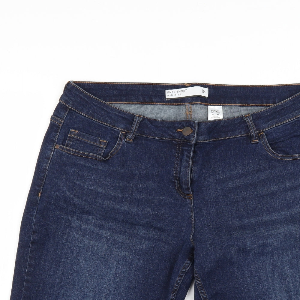 NEXT Womens Blue   Cropped Jeans Size 16