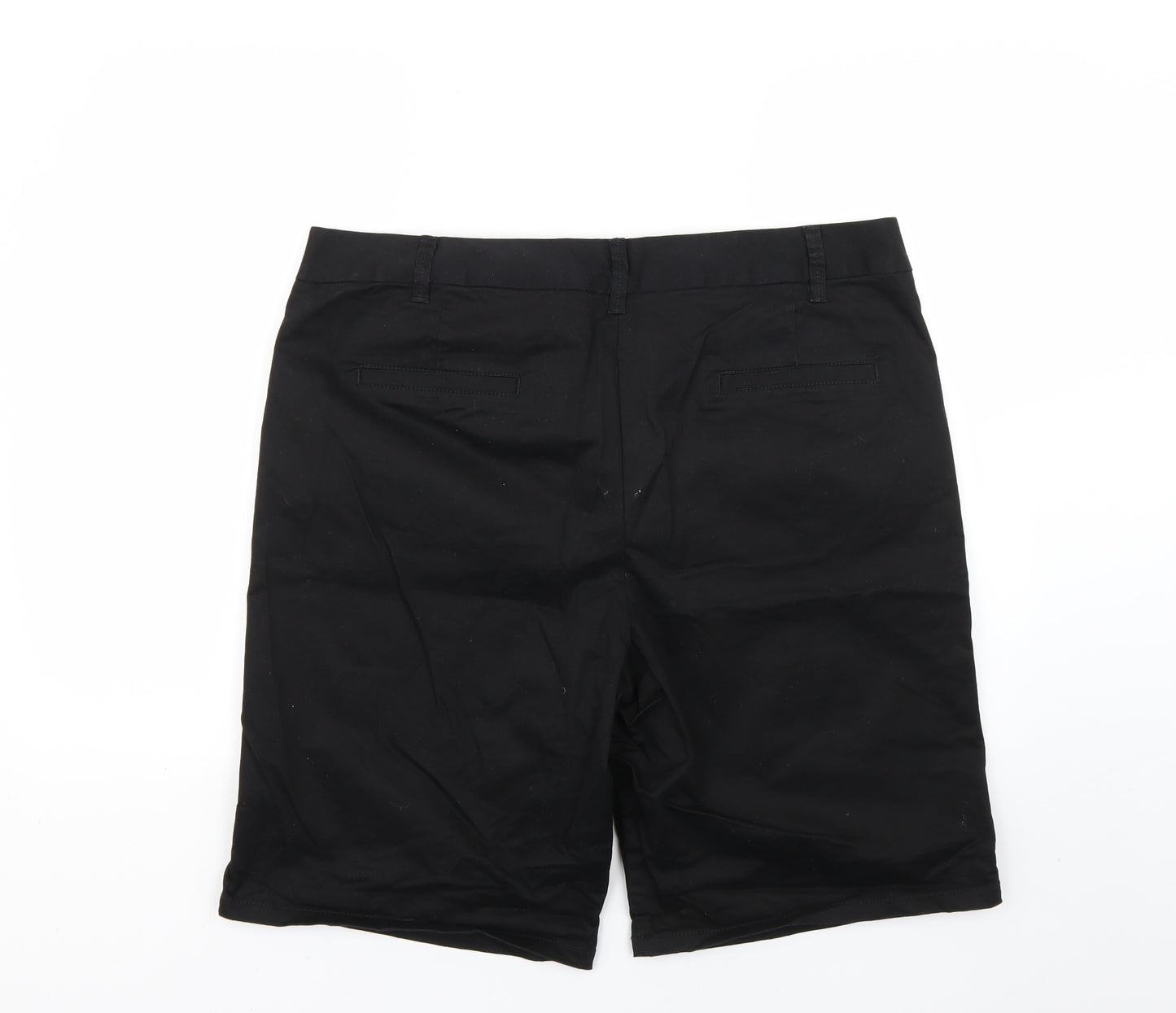 Papaya Womens Black   Chino Shorts Size 18