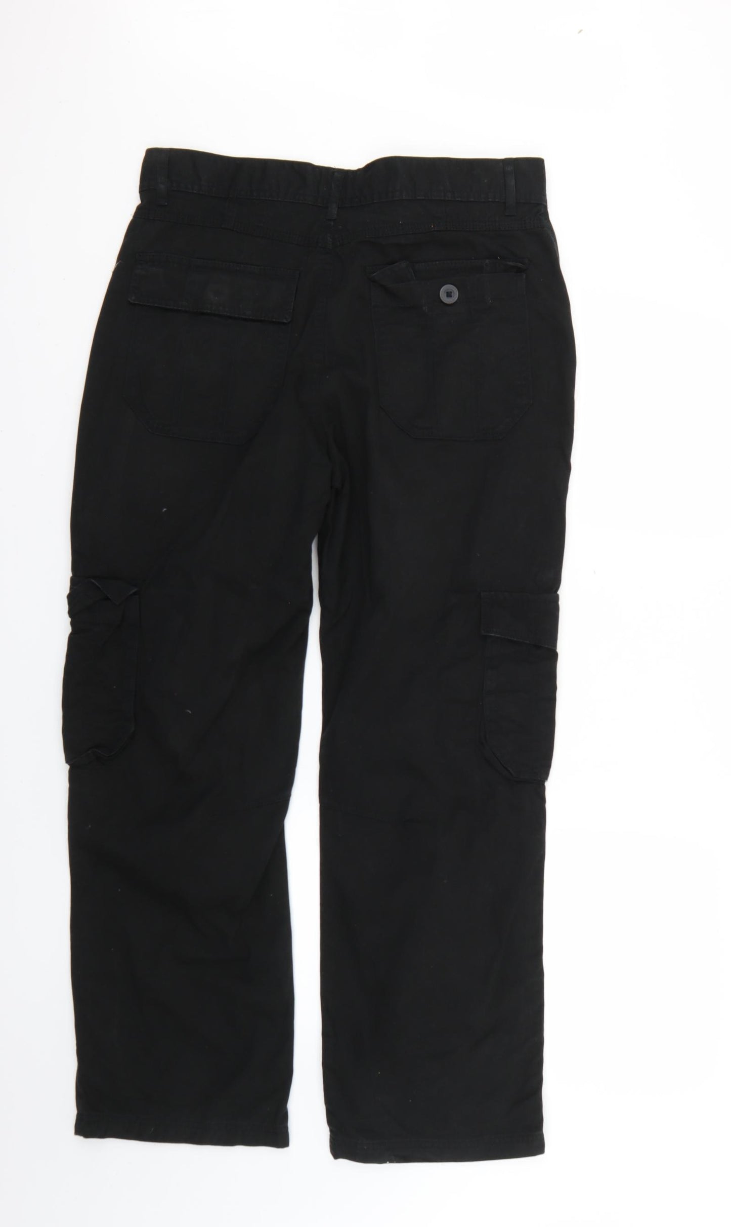 George Mens Black   Trousers  Size 34 L28 in