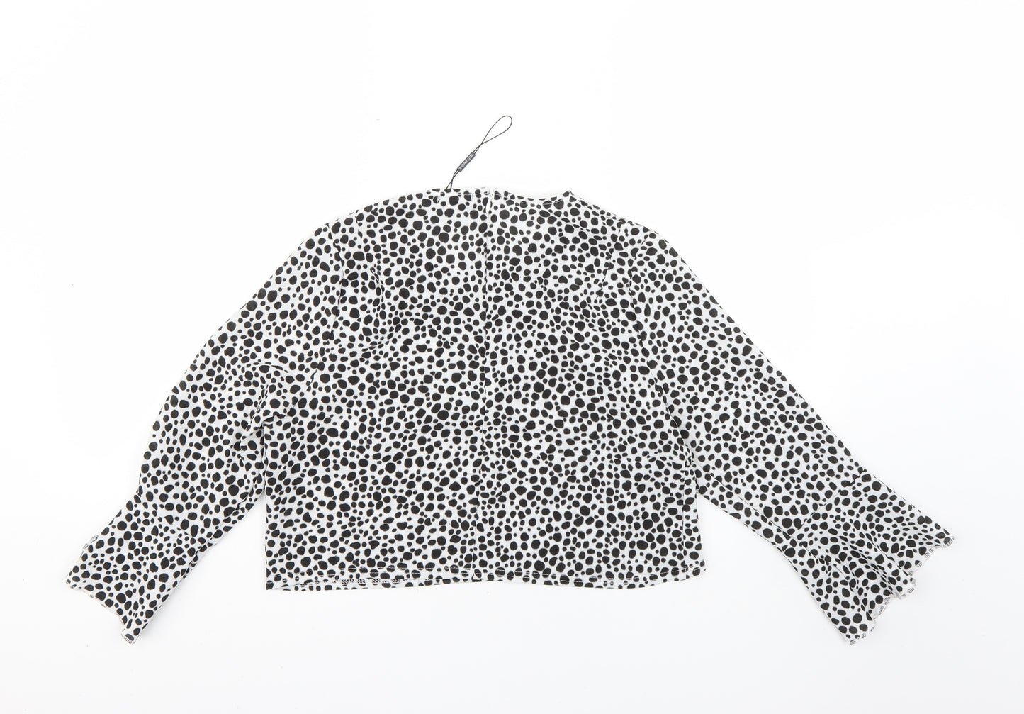 PRETTYLITTLETHING Womens Multicoloured Animal Print  Basic Blouse Size 12