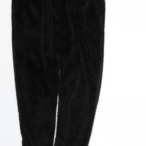 Preworn Womens Black Solid   Pyjama Pants Size 8