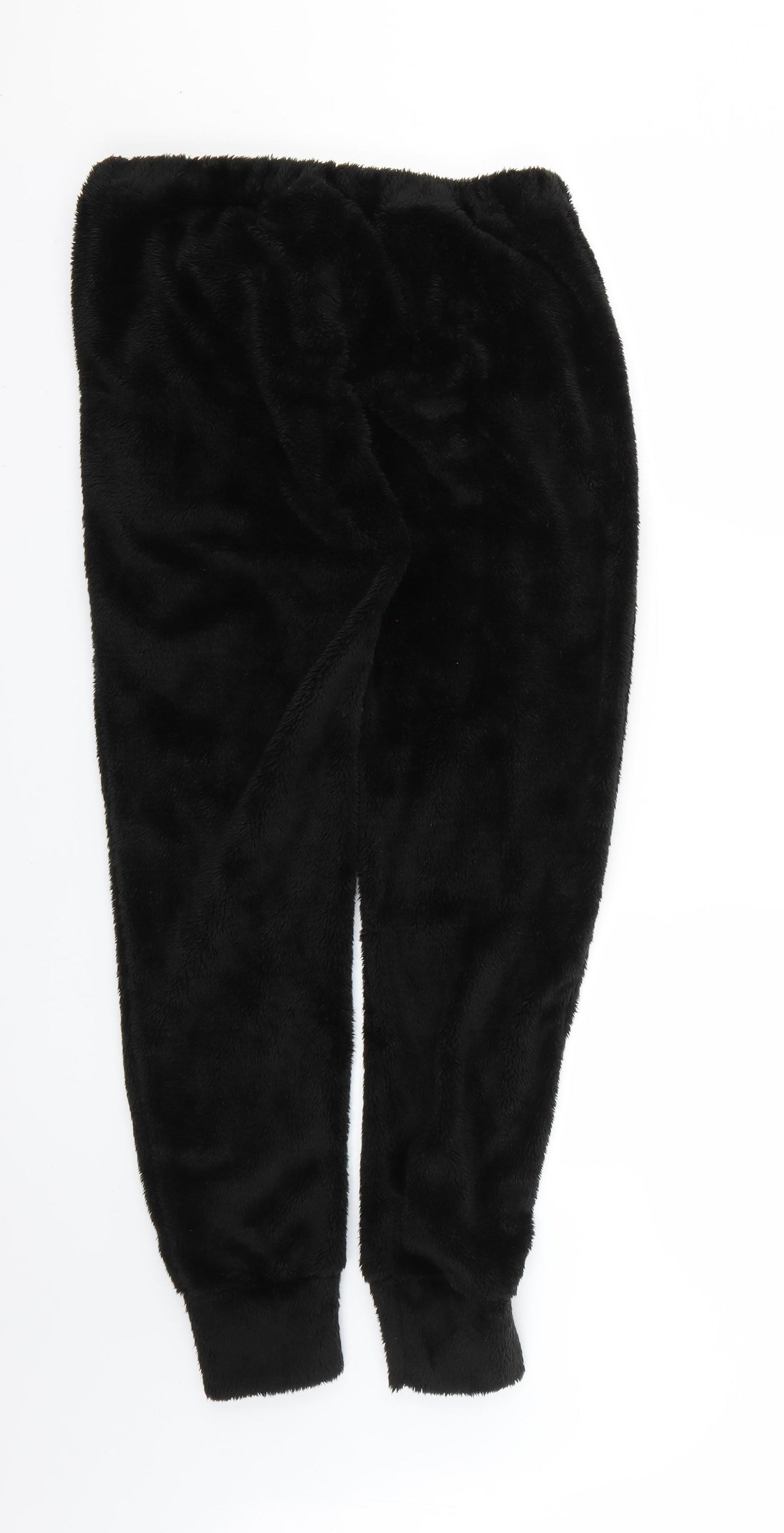 Preworn Womens Black Solid   Pyjama Pants Size 8