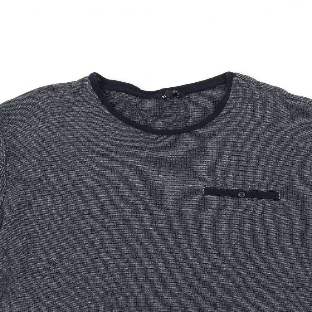 Peacocks Mens Blue    T-Shirt Size 2XL