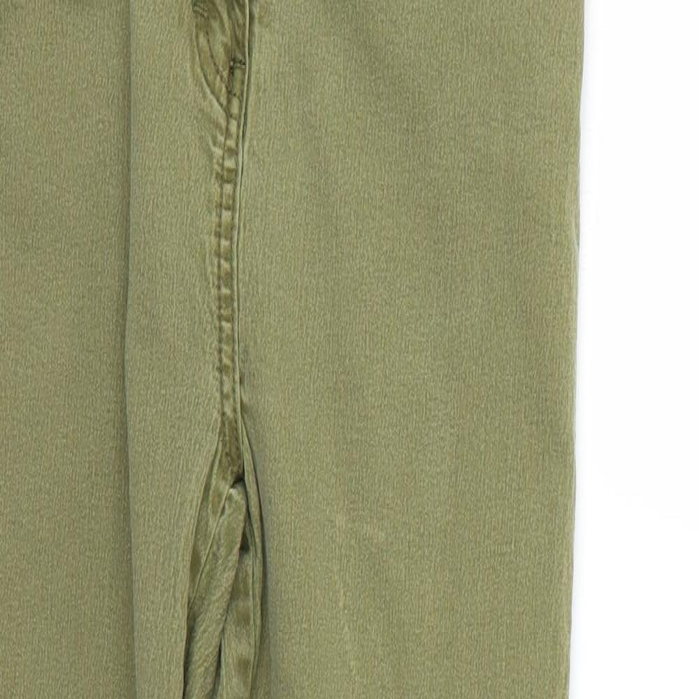 NEXT Womens Green   Skinny Jeans Size 14 L28 in