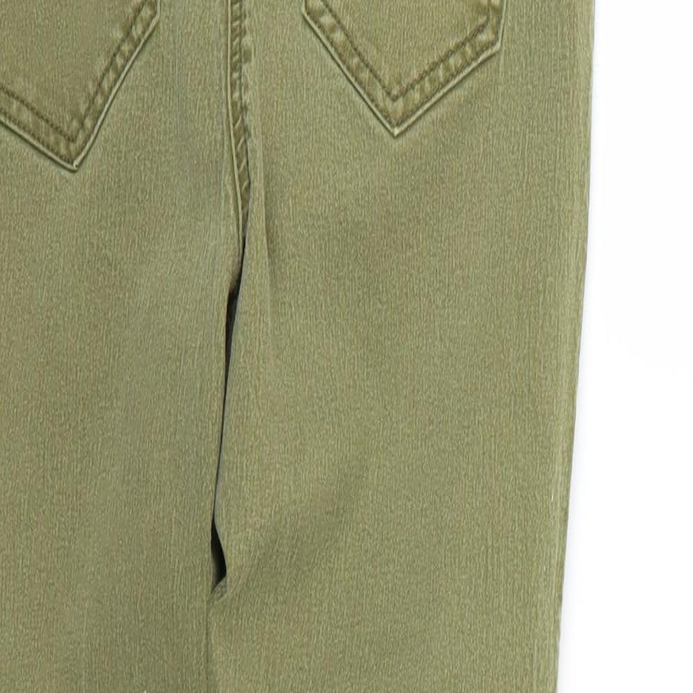 NEXT Womens Green   Skinny Jeans Size 14 L28 in