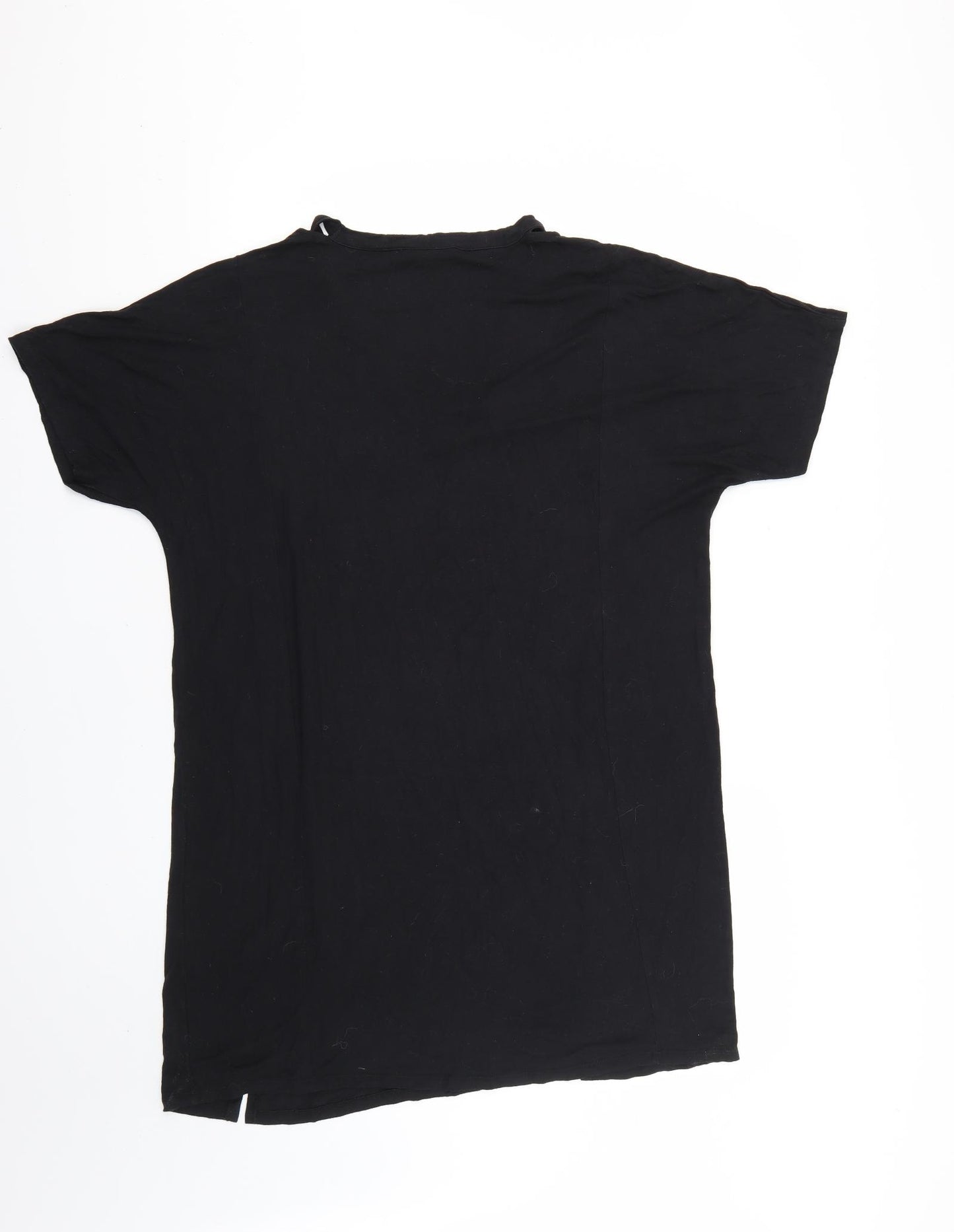 TU Womens Black   T-Shirt Dress  Size 14