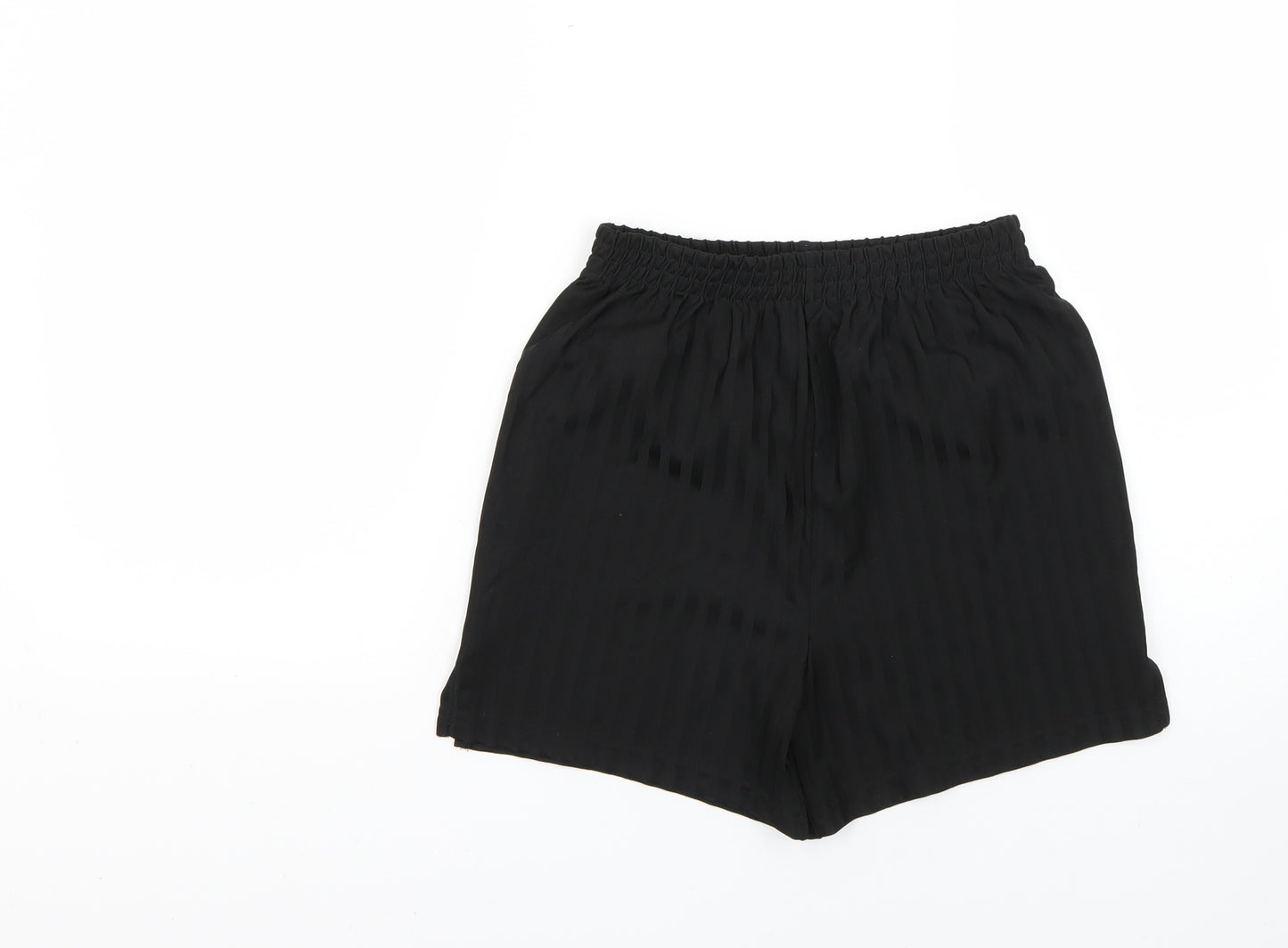 TU Boys Black Striped  Sweat Shorts Size 11 Years