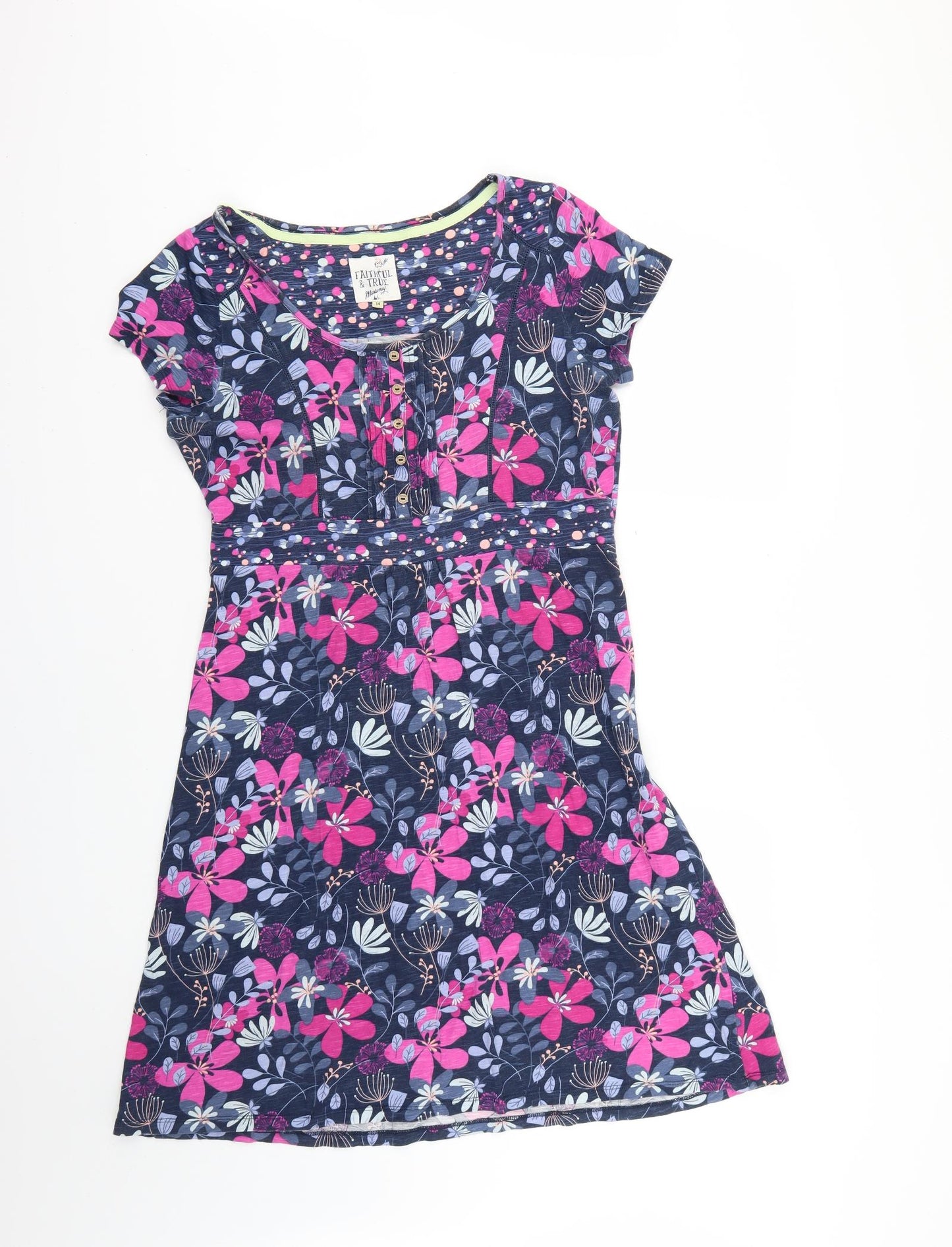 faithful & true Womens Multicoloured Floral  Fit & Flare  Size 14