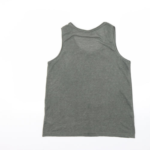 Papaya Womens Green   Basic T-Shirt Size 14