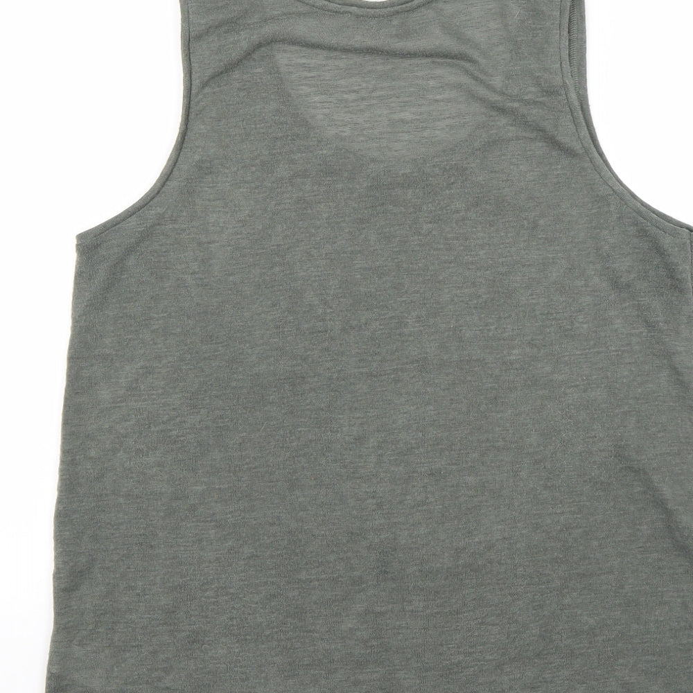 Papaya Womens Green   Basic T-Shirt Size 14