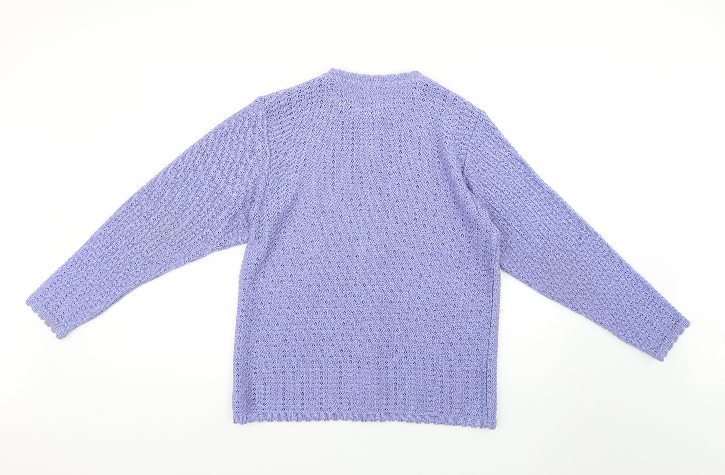 country lady Womens Purple   Cardigan Jumper Size 12