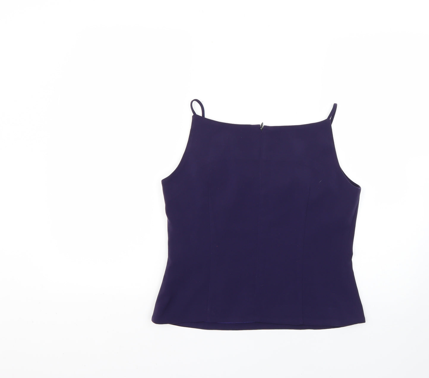 elite Womens Purple   Basic Blouse Size 10