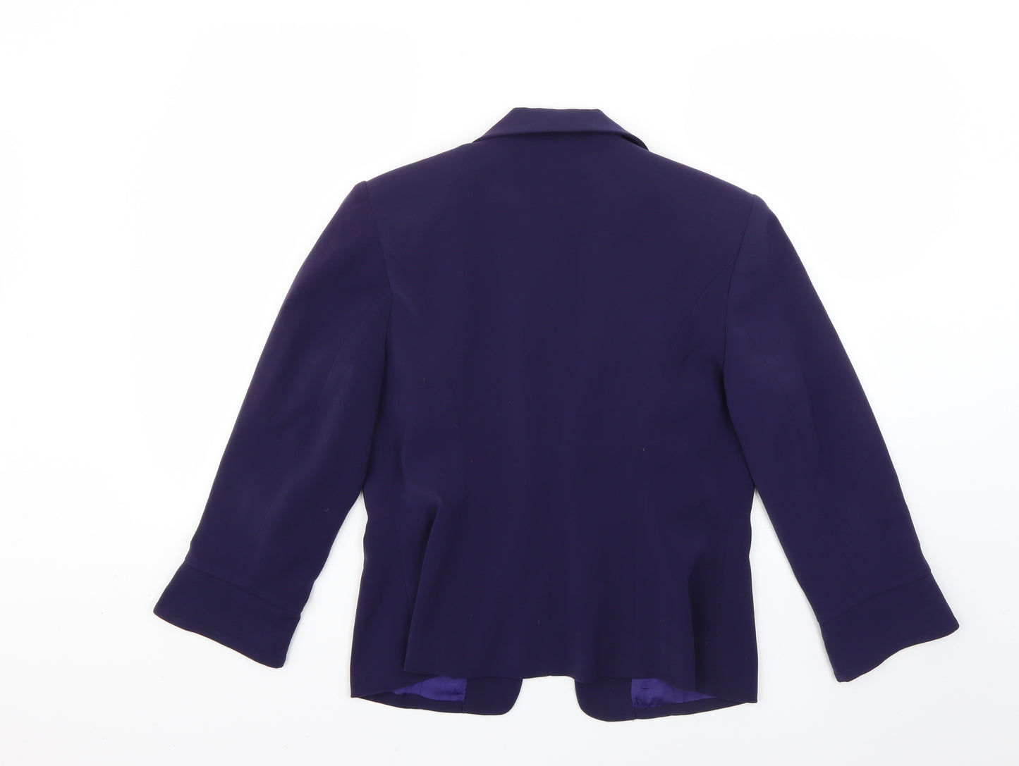 elite Womens Purple   Jacket Blazer Size 10