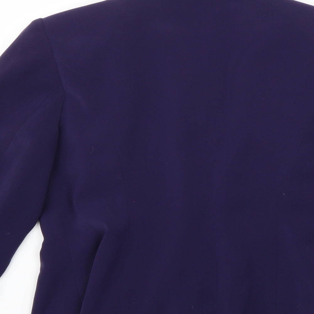 elite Womens Purple   Jacket Blazer Size 10