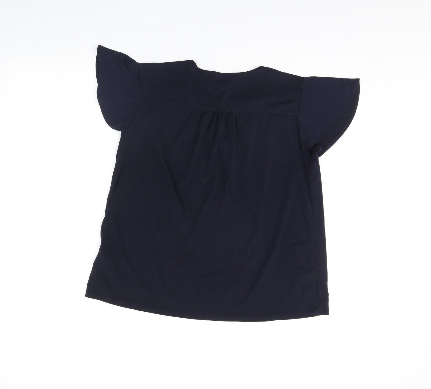 H&M Womens Blue   Basic Blouse Size L
