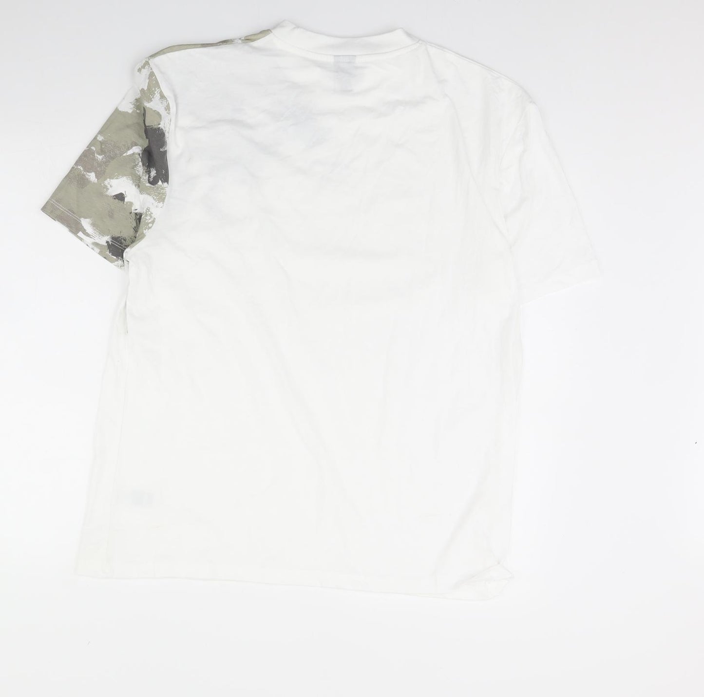 River Island Mens White    T-Shirt Size L
