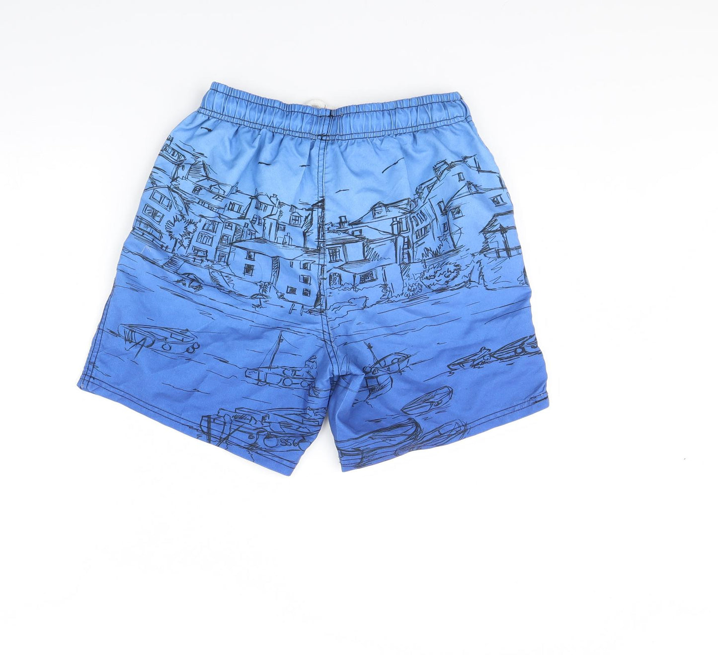 Easy  Mens Blue   Bermuda Shorts Size S - Swim