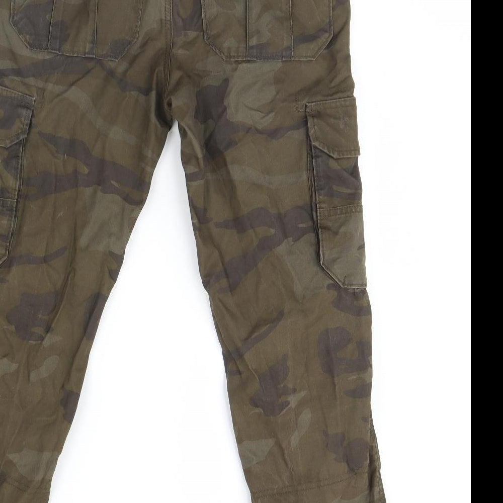 ACW85 Mens Green Camouflage  Trousers  Size 30 L28 in
