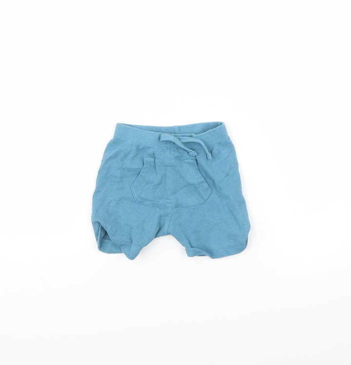 TU Girls Blue   Cropped Trousers Size 9 Months