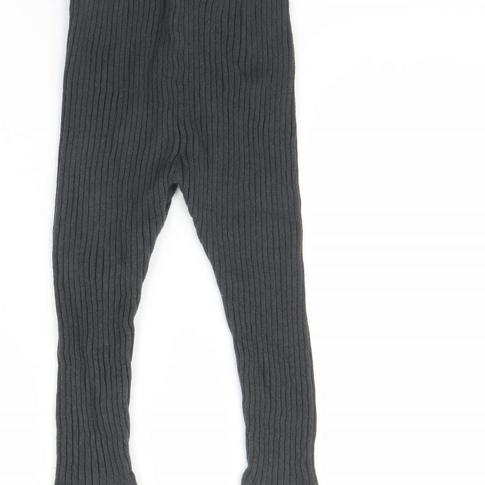 H&M Girls Grey   Jogger Trousers Size 2 Years