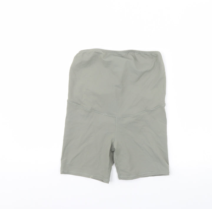 Body Womens Green Compression Shorts Size S