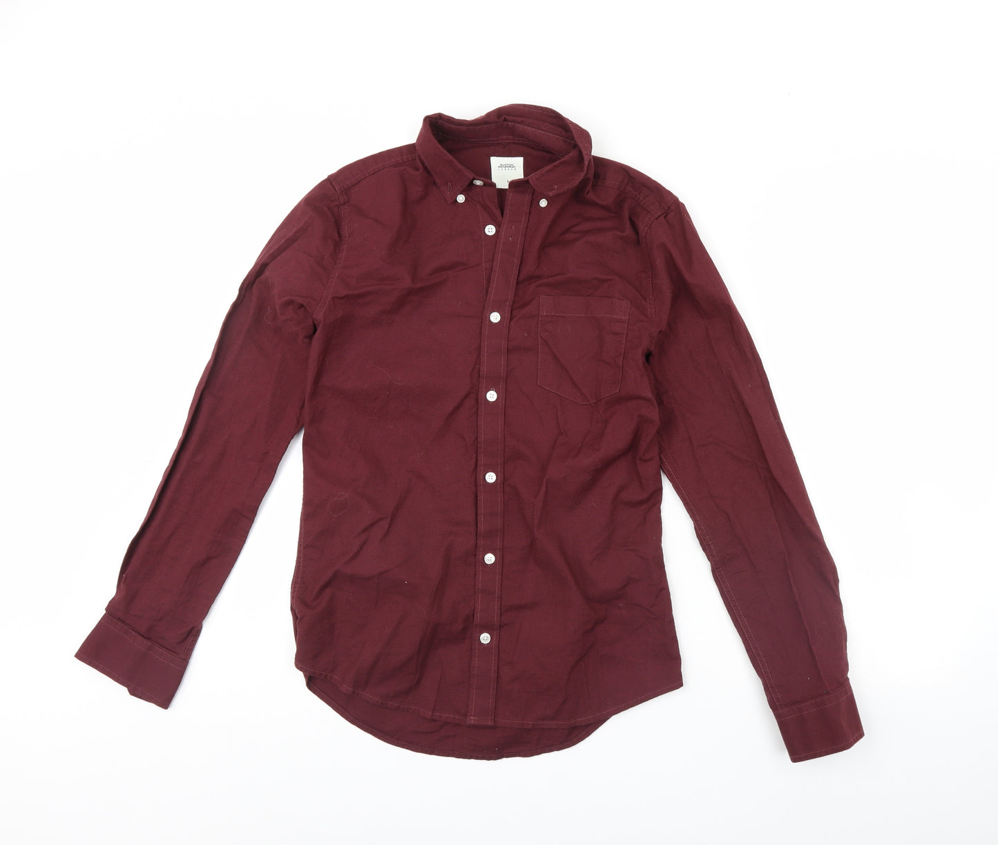 Burton  Mens Red    Dress Shirt Size S