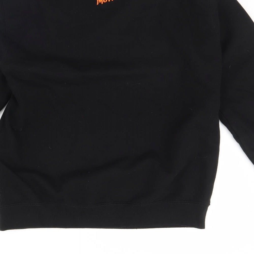 Just hoodie Mens Black   Pullover Jumper Size M